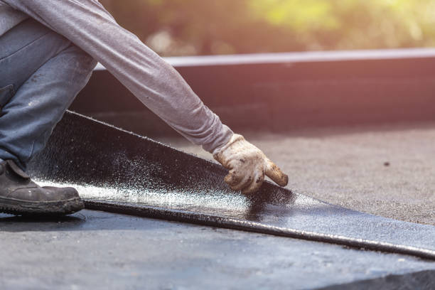 Professional Basement Waterproofing technician working in Chanhassen, MN